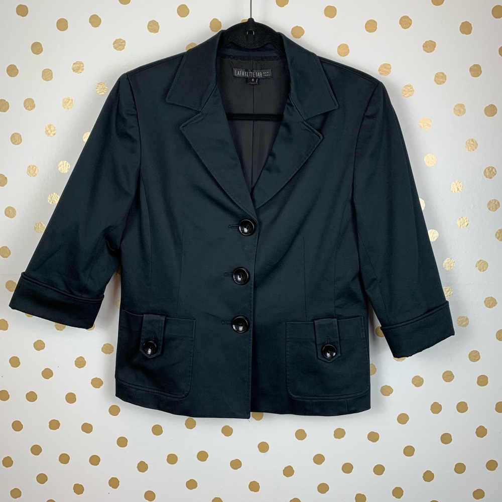 Lafayette 148 Button Front Jacket - Picture 1 of 5